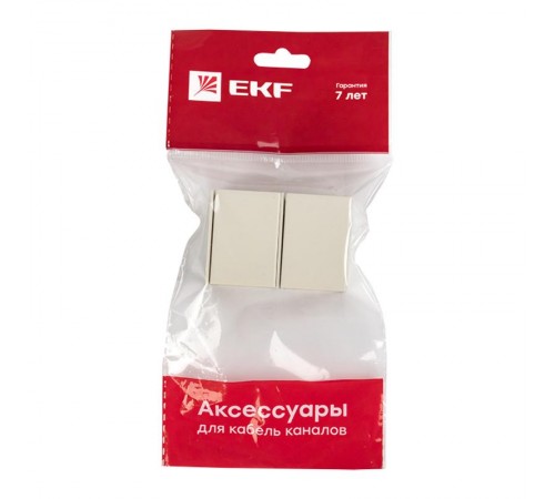 Соединитель (25х25) (4 шт) Plast EKF PROxima Белый    conw-25-25x4   EKF 