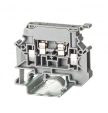 Клемма для предохранителя, винтовой зажим, 2 точки подключения, 4 кв.мм, серая TUR-4-HESI   DKC (ДКС)