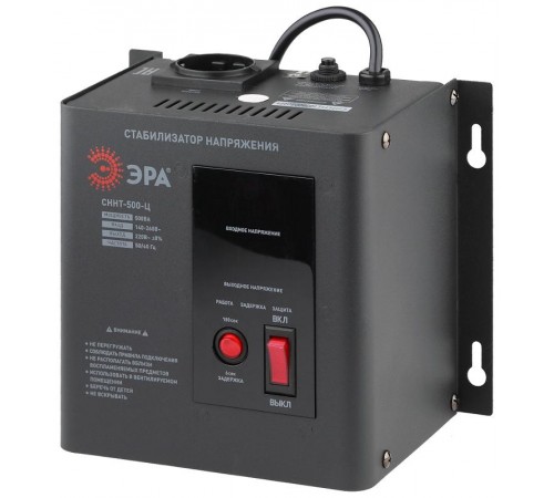 Стабилизатор напряжения СННТ-500-Ц   настенный, ц.д., 140-260В/220/В, 500ВА (4/72) Б0020165  ЭРА