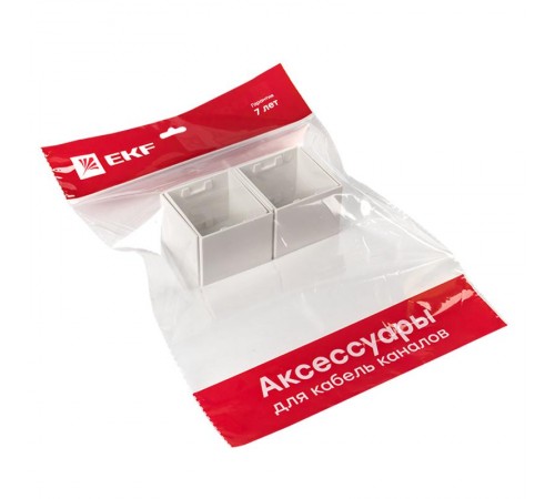 Соединитель (60х60) (4 шт) Plast EKF PROxima Белый    conw-60-60x4   EKF 