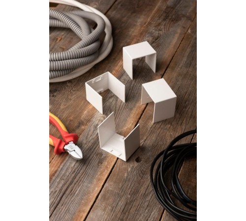 Соединитель (60х60) (4 шт) Plast EKF PROxima Белый    conw-60-60x4   EKF 