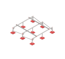 Опорная конструкция для установки оборудования TECHNORAPTOR FOOT 2500х2500  KM-TR-F-SSEI-2500-2500  КМ - профиль