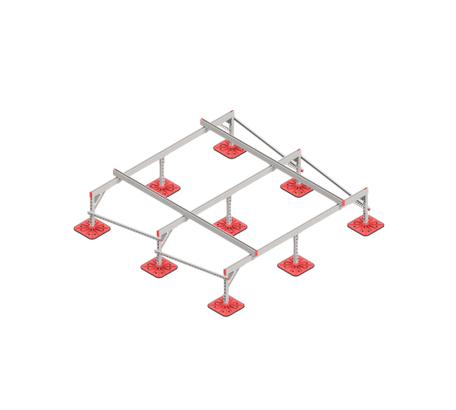 Опорная конструкция для установки оборудования TECHNORAPTOR FOOT 2500х2500  KM-TR-F-SSEI-2500-2500  КМ - профиль