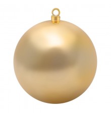 Елочная фигура Шар, 25 см, цвет золотой глянцевый  502-011  NEON-NIGHT