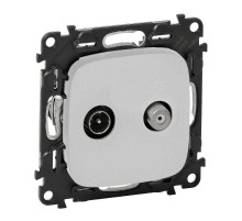 Valena ALLURE DIY Алюминий Розетка TV-SAT  753958  Legrand