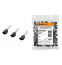 Наконечник штыревой втулочный изолированный (двойной) НШвИ (2) 6,0х14 (100 шт)   SQ0521-0011  TDM