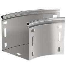 ESCA Поворот плавн. 45град тип Г01 80х80мм  CPG01-0-45-080-080  IEK