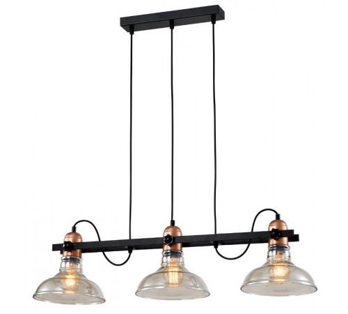 Светильник подвесной (подвес) Leila 4093-203 3 х Е27 40 Вт дизайн потолочный  Б0055027  Rivoli