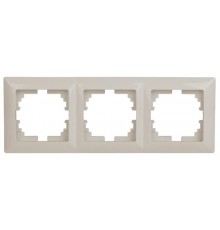 4-503-02 Intro Рамка на 3 поста, СУ, Solo, сл.кость  Б0043418  Intro
