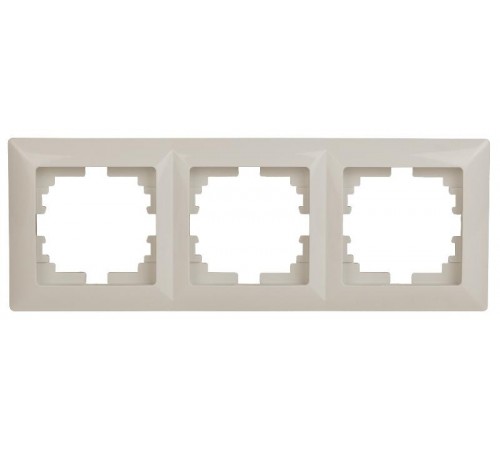 4-503-02 Intro Рамка на 3 поста, СУ, Solo, сл.кость  Б0043418  Intro