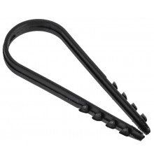 Дюбель-хомут 19х25мм круг. каб. нейл. черн. (100шт) GENERICA  UDH13-19-25-100-K02-G  GENERICA