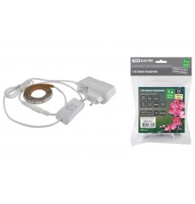 Комплект светодиодной ленты SMD2835-60 LED/м-12 В-4,8 Вт/м-IP20-3000 К (1 м), 6 Вт  SQ0331-0222  TDM