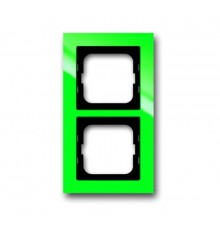 Рамка 2-постовая, серия axcent, цвет зелёный  1754-0-4338   2CKA001754A4338  ABB
