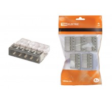 Строительно-монтажная клемма КБМ-2273-235 (2,5мм2) с пастой (5 шт/упак)  SQ0517-0124  TDM