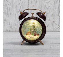 Декоративный светильник Часы с эффектом снегопада  501-162  NEON-NIGHT