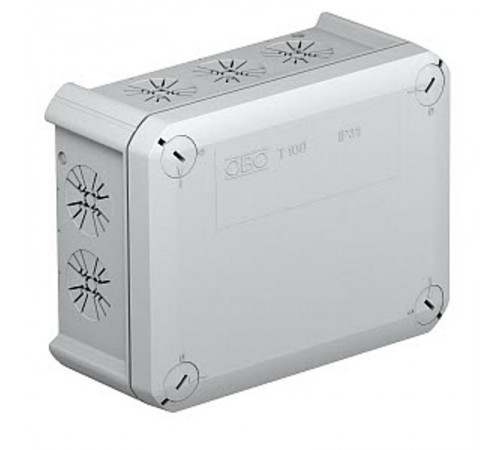 Коробка распределительная T100, вводы для разгрузки натяжения (T 100 ZE IP30)  2007805  OBO Bettermann