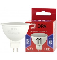Лампа светодиодная ЭКО LED MR16-11W-865-GU5.3 R (диод, софит, 11Вт, хол, GU5.3)  Б0045347  ЭРА