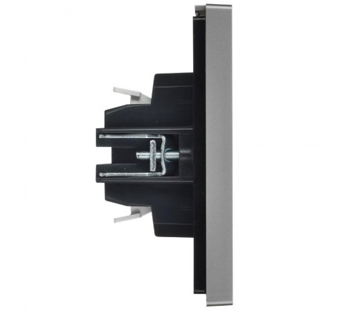 FORTE&PIANO Выключатель жалюзи 10А FP511 сталь  FP-V15-0-10-1-K46  IEK