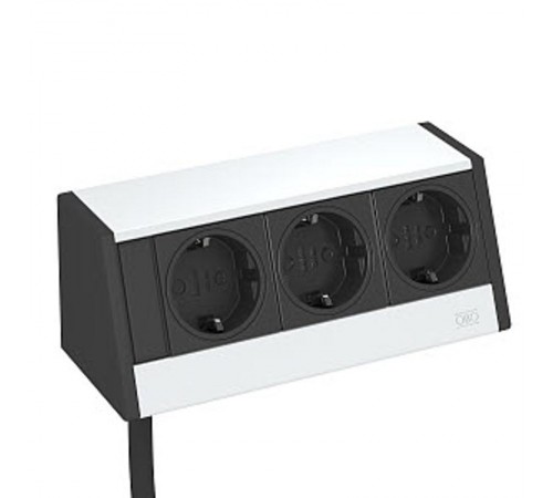 Укомплектованный настольный бокс DB (алюминий,серебристый) (DB-0B3 D3S)  6116939  OBO Bettermann