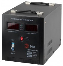 СНПТ-10000-РЦ ЭРА Стабилизатор напряжения переносной, ц.д., 90-260В/220В, 10000ВА  Б0035299  ЭРА