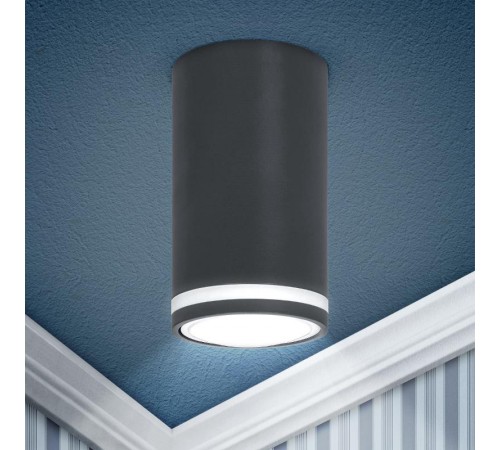 Светильник накладной подсветка OL16 GU10 BK , под GU10 (40/1600)  Б0049042  ЭРА