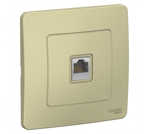Blanca Бежевый С/У Розетка компьютерная RJ45, кат.5E  BLNIS045007  SE