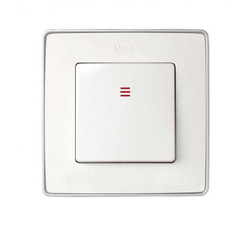 Кнопочный выключатель с подсветкой 10A 24В S75  75552-39  Simon