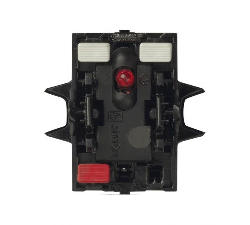 Кнопочный выключатель с подсветкой 10A 24В S75  75552-39  Simon