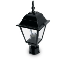 Светильник садово-парковый 4103 60W 230V E27 150*150*320мм черный ДИАМЕТР ОСНОВАНИЯ 45 ММ  11018  FERON