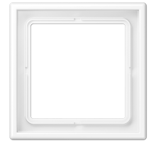 Рамка 1 пост; дюропласт; белый матовый  LS981WWM  Jung