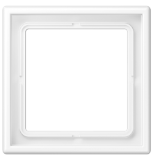 Рамка 1 пост; дюропласт; белый матовый  LS981WWM  Jung