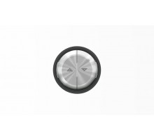 Клавиша для механизма выключателя жалюзи 8144 и 8144.1, серия SKY Moon, кольцо чёрное стекло2CLA864400A1501 ABB