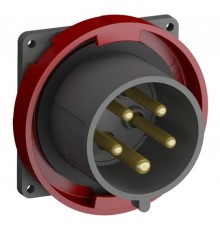 Вилка с прямым фланцем Easy&Safe 432EBU6W,32A,3P+N+E,IP67,9ч2CMA101285R1000 ABB