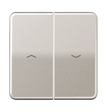 Клавиши для выключателя управления жалюзи 509VU и кнопки 539VU; платина  CD595PPT  Jung