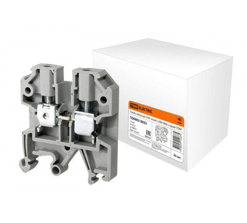 Зажим наборный ЗНИ-16мм2 (JXB100А) серый   SQ0803-0032  TDM