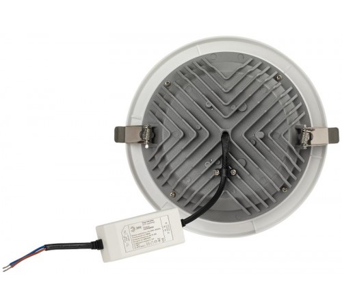 Светильник светодиодный встраиваемый даунлайт SDL-10-90-40K-W30 круглый 30Вт 4000K 2700лм D195х65  Б0049710  ЭРА