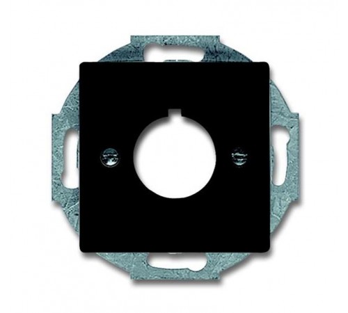 Плата центральная (накладка) с суппортом для командно-сигнальных приборов D=22.5 мм, future, антрацит  1724-0-4254   2CKA001724A4254  ABB