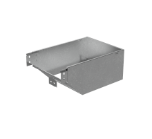 Угол вертикальный внешний L 80х300 мм с разворотом трассы на 90 град "ПЛЮС"  VLPDplus90-80-300-L  КМ-профиль