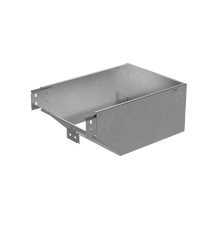 Угол вертикальный внешний L 80х300 мм с разворотом трассы на 90 град "ПЛЮС"  VLPDplus90-80-300-L  КМ-профиль