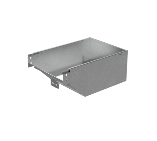 Угол вертикальный внешний L 80х300 мм с разворотом трассы на 90 град "ПЛЮС"  VLPDplus90-80-300-L  КМ-профиль