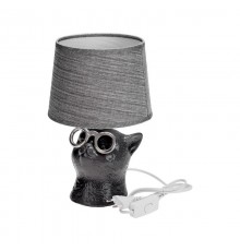 Светильник декоративный "Кот в очках", цоколь Е14, 40Вт, черный  603-1034  REXANT