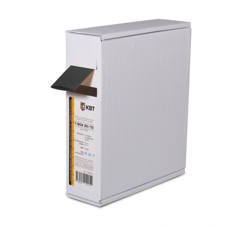 Термоусаживаемя трубка в евро-боксеT-BOX 4/2 черный (10м)  65592  КВТ