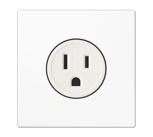 розетка NEMA 5-20R 15А, 125В АС белая  LS521-15WW  Jung