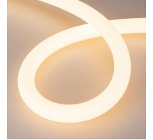 Светодиодная лента герметичная MOONLIGHT-SIDE-A336-D40mm 24V Warm2400 360deg (15 W/m, IP65, 2835, 5m, wire x1) (Arlight, Вывод кабеля боковой)  03932