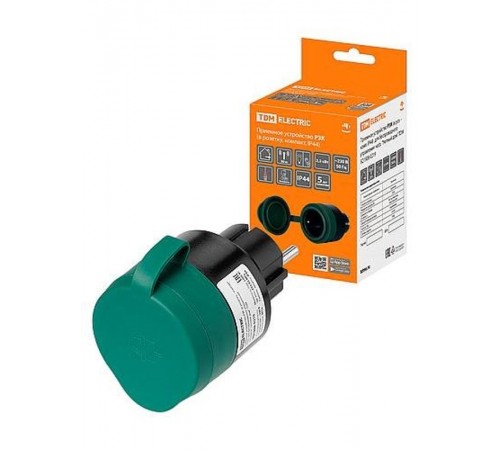 Приемное устройство Р3К (в роз. - комп. IP44) для беспроводного управления нагр. "Уютный дом"  SQ1508-0219  TDM