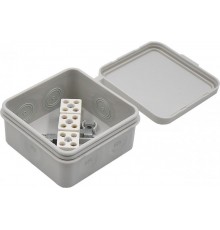 КРП 2403, Коробка разветвительная противопожарная (огнестойкая), серый 85х85х40  КРП 2403  HEGEL