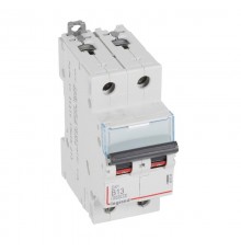 Выключатель автоматический двухполюсный DX3 6000 13А B 10кА  407508  Legrand