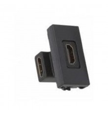 Simon Connect Плата с HDMI v.1.3 (340МГц,10.2 Гбит/сек), 1/2 К45,угл.переход., "мама-мама", графит  K129B-14  Simon