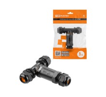 Кабельный коннектор Т-образный (клеммник 5PIN) IP68   SQ0589-0404  TDM