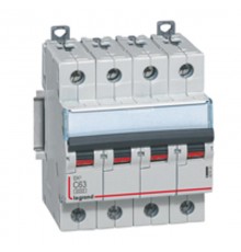 Выключатель автоматический четырехполюсный DX3 10000 0,5А B 16кА  409057  Legrand